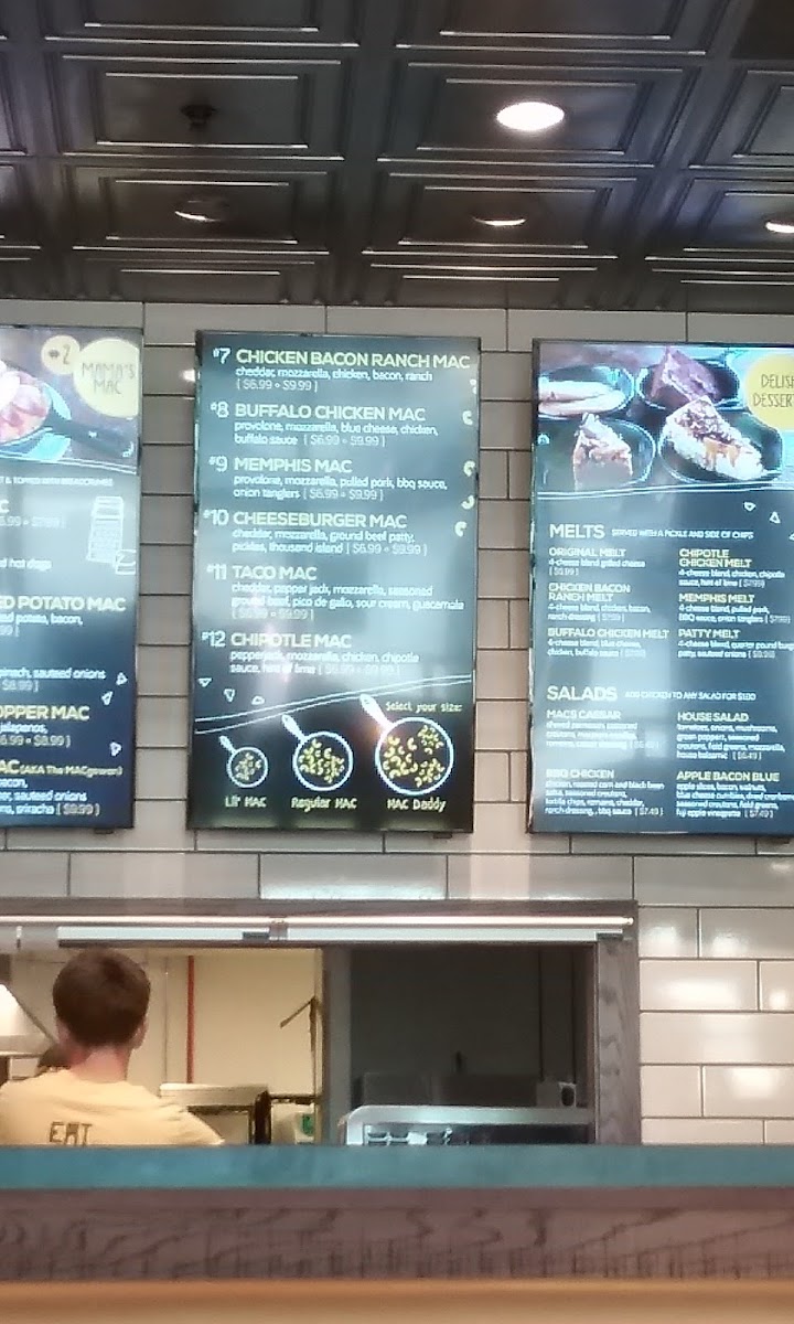 Menu Macs (Macaroni And Cheese Shop) Appleton-10